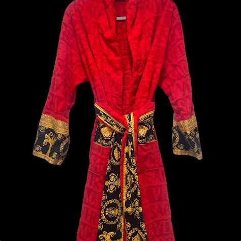 versace bathrobe copy|Versace unisex barocco sleeve robe.